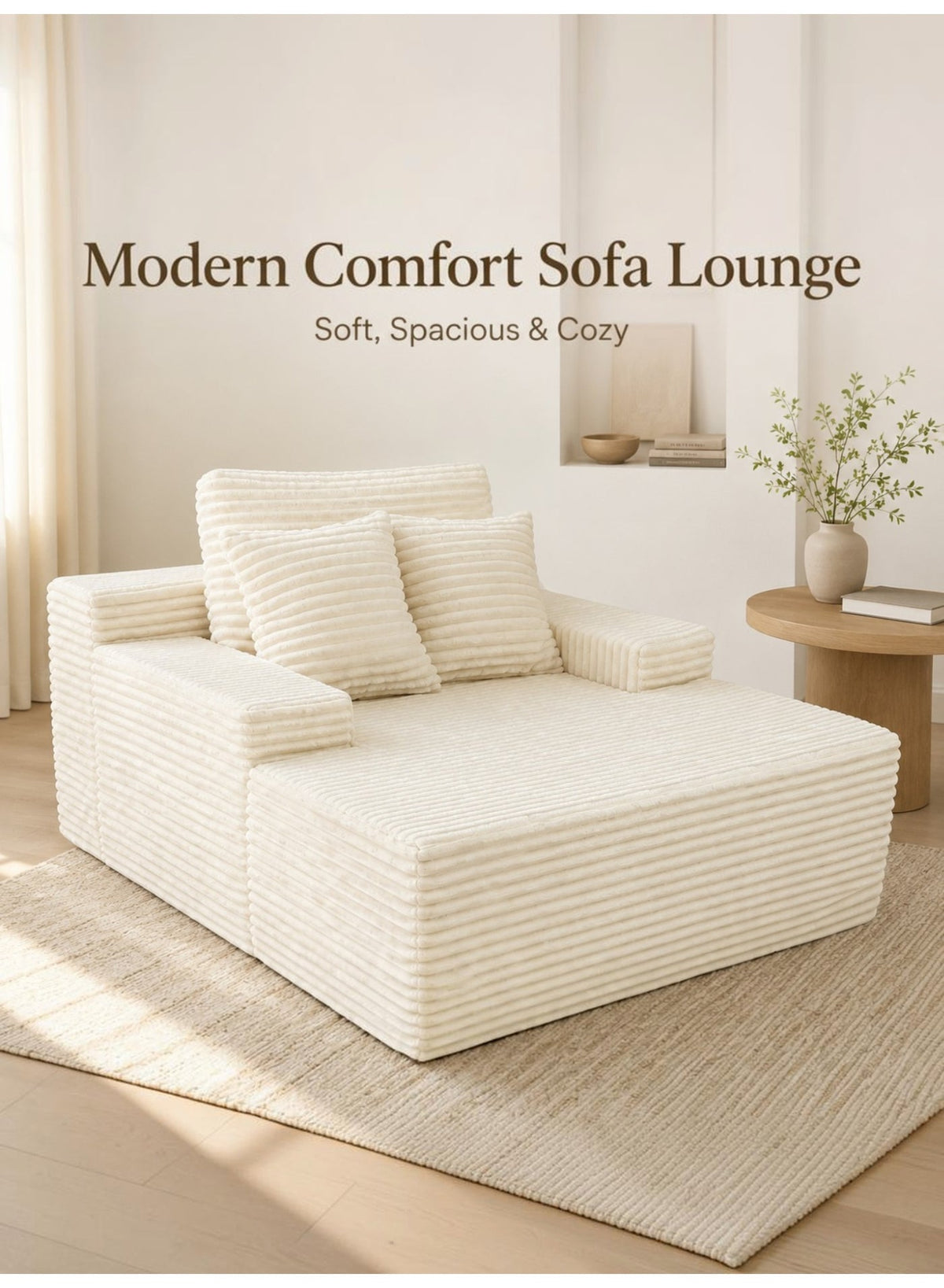 Lounge Sofa Chair – Beige