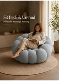Oversized Bubble Sofa, Grey – 1-Seater